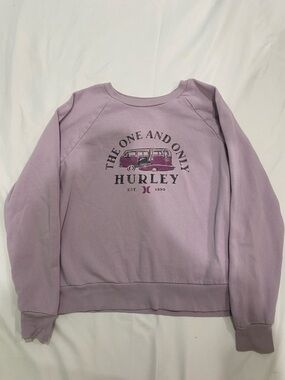 Hurley Lavender Pullover with Vintage Van Graphic
